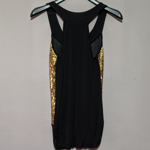 Gold and black sequin shirt - Picture 2 of 4